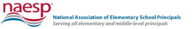 Logo of the National Association of Elementary School Principals, which Suzanne Klein's  NAESP conference workshop in its blog.